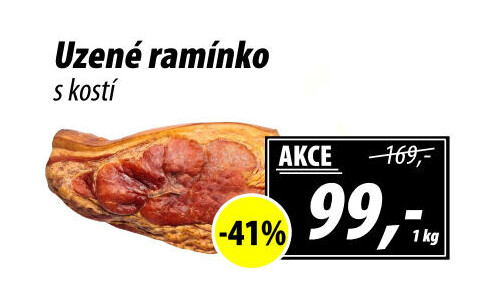 Uzené ramínko s kostí