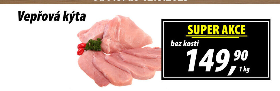 Vepřová kýta bez kosti