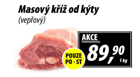 Vepřový kříž od kýty