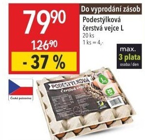 Vejce z podestýlky L Ovus