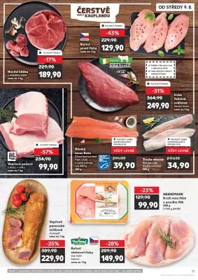 akční leták Kaufland 9.8.2023-15.8.2023