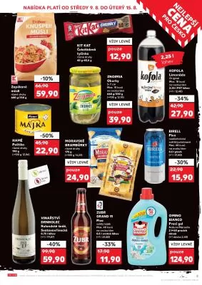 akční leták Kaufland 9.8.2023-15.8.2023