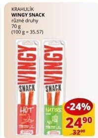 Snack sušený Wingy Krahulík