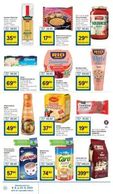 akční leták Tesco 9.8.2023-15.8.2023