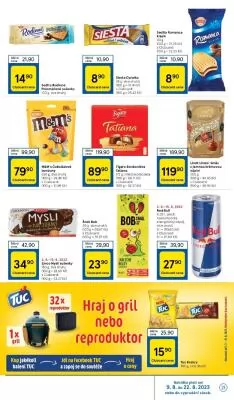 akční leták Tesco 9.8.2023-15.8.2023
