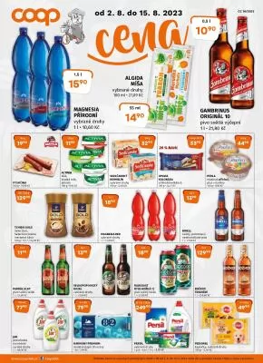 akční leták COOP 9.8.2023-15.8.2023