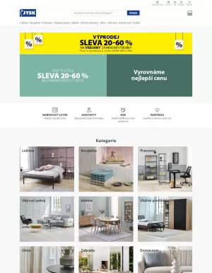 akční leták Jysk 8.8.2023-14.8.2023