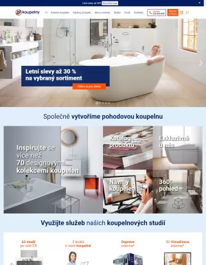 akční leták KOUPELNY Ptáček 8.8.2023-14.8.2023