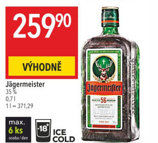 Bylinný likér Jägermeister