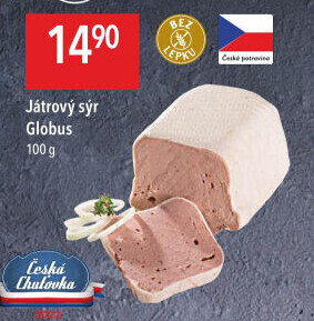 Paštika játrový sýr Globus