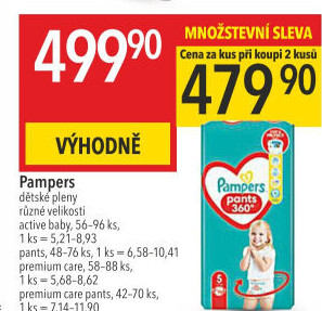 Pleny dětské Pampers Pants