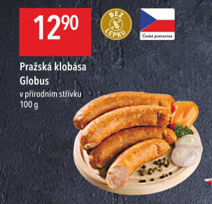 Pražská klobása Globus