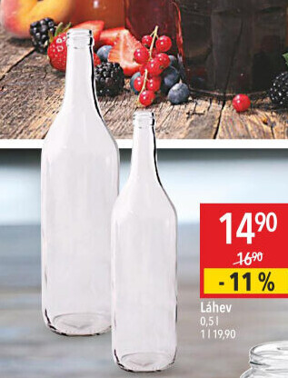 Skleněná láhev