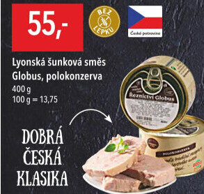 Směs šunková lyonská Globus