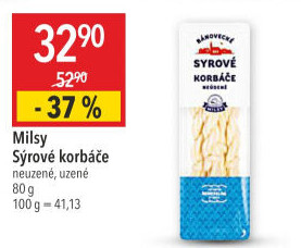 Sýr Korbáčky Bánovecké Milsy