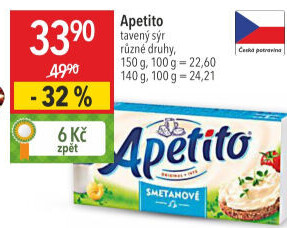 Sýr tavený Apetito
