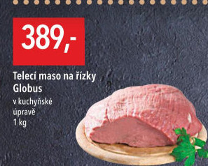 Telecí maso na řízky Globus