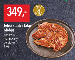 Telecí steak z krku marinovaný Globus