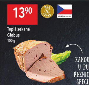 Teplá sekaná Globus