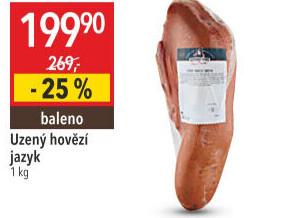 Uzený hovězí jazyk Kostelecké uzeniny