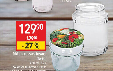 Zavařovací sklenice Twist