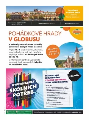 akční leták Globus 9.8.2023-15.8.2023