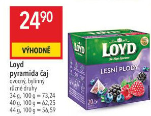 Čaj ovocný Loyd - pyramidový