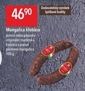 Klobása Mangalica