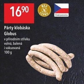Párty klobása Globus