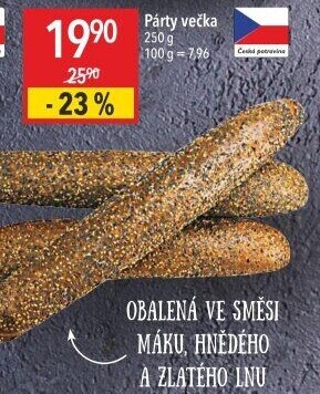 Pečivo Párty večka