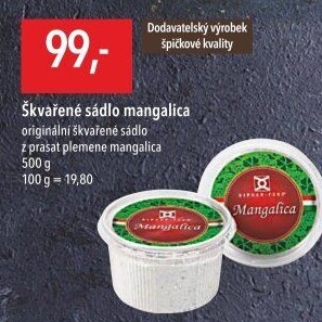 Sádlo škvařené Mangalica
