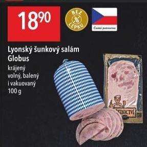 Salám lyonský šunkový Globus