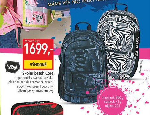 Školní batoh Baagl