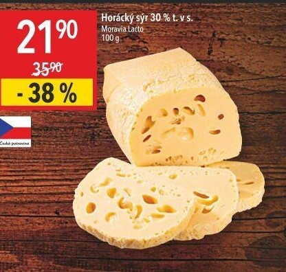 Sýr Horácký 30% Moravia