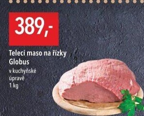 Telecí maso na řízky Globus
