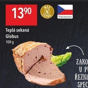 Teplá sekaná Globus