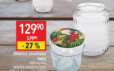 Zavařovací sklenice Twist