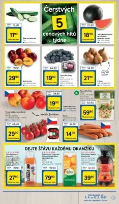 akční leták Tesco 9.8.2023-15.8.2023