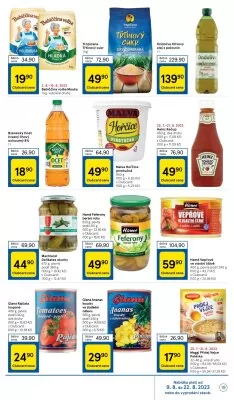 akční leták Tesco 9.8.2023-15.8.2023