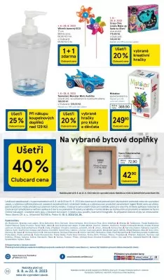 akční leták Tesco 9.8.2023-15.8.2023