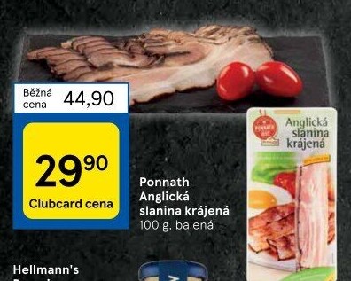 Anglická slanina Ponnath