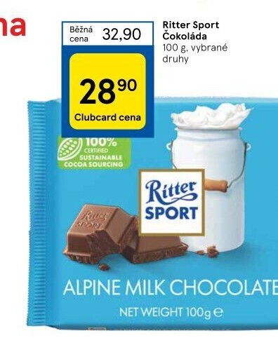 Čokoláda Sport Ritter
