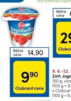 Jogurt Jogobella Zott