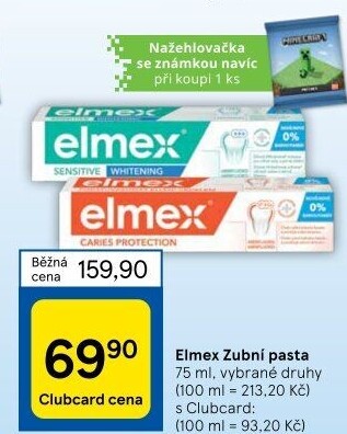 Pasty na zuby Elmex