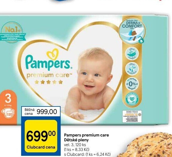 Pleny dětské Pampers Premium Care