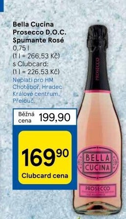 Prosecco rosé Bella Cucina
