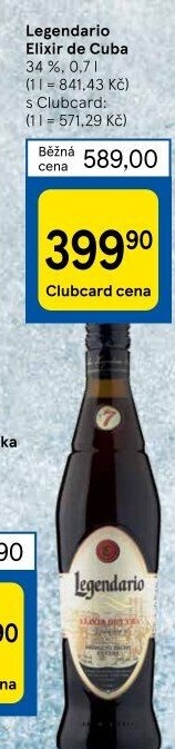 Rum Legendario Elixir de Cuba 7YO