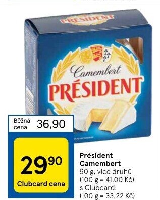 Sýr Camembert Président