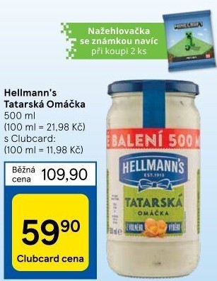 Tatarská omáčka Hellmann'