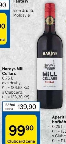 Vína Mill Cellars Hardys